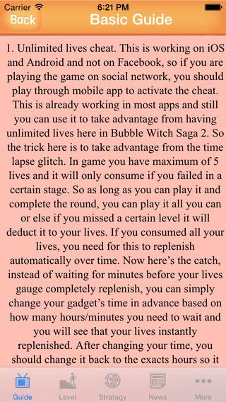 Guide for Bubble Witch Saga - All New Levels Walkthroughs Tips And More