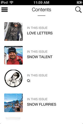 The Snow Magazine screenshot 2