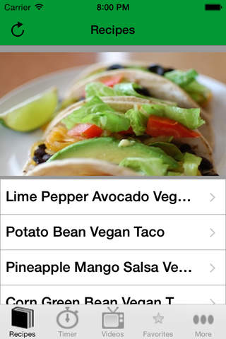 Vegan Taco Recipes screenshot 2