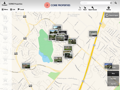 CORIE Properties for iPad