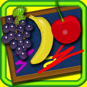 Fruits Draw Preschool Learning Experience Paint Game LOGO-APP點子