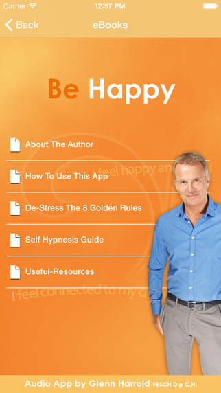 【免費生活App】Be Happy - Hypnosis Audio by Glenn Harrold-APP點子