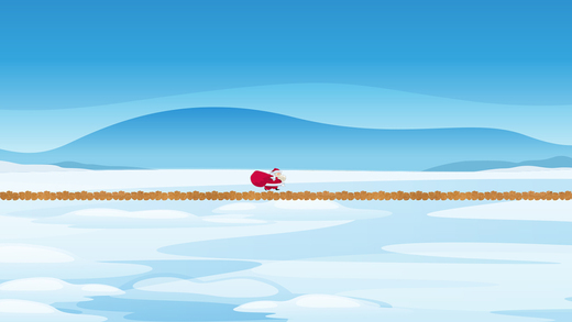 【免費遊戲App】Santa Jack Running With No Sleigh - Be The Fastest Northern Gift Supplier FREE by Golden Goose Production-APP點子