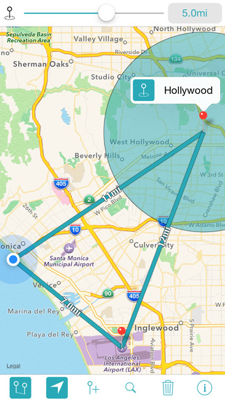 Distance and Radius