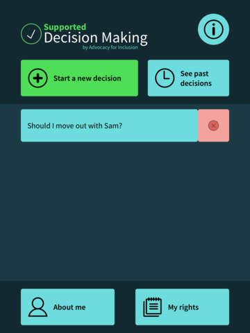 Supported Decision Making App