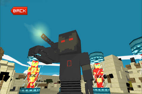 Block Iron Robot 3D Model and Skins for minecraft screenshot 2