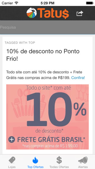 【免費生活App】Tatu$ - Ofertas e Descontos-APP點子