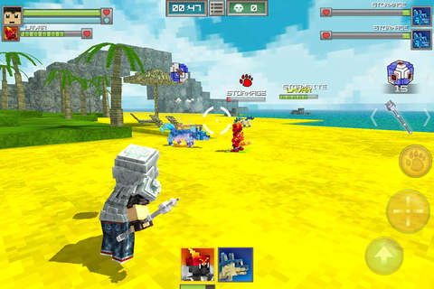 Pixelmon Hunter - Fighting at block style arena with skins exporter for minecraft screenshot 3