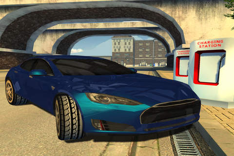 3D Electric Car Parking - EV Driving and Charging Simulator Game FREE screenshot 4
