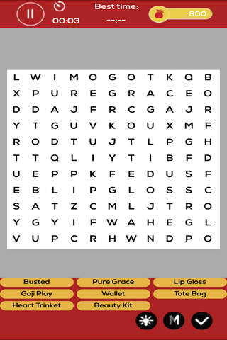 Gift Ideas For Valentines Day Word Search Puzzle Game For The Love Of Your Life Pro screenshot 2