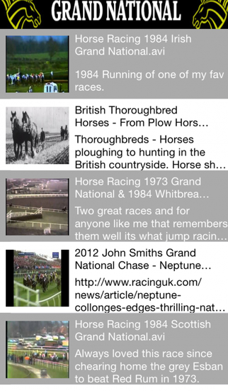 Grand National Horse Racing Videos