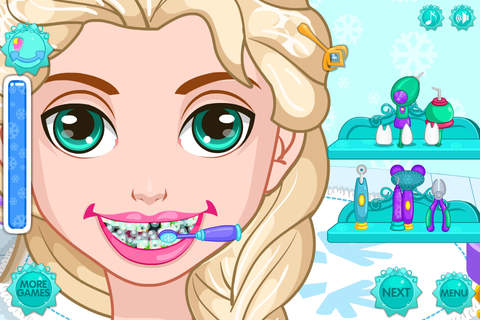 Snow Queen Makeup - Girl games screenshot 2