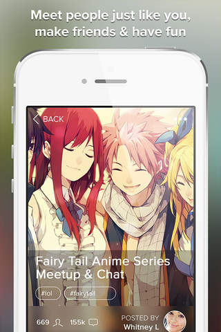Anime & Manga Chat for Fans & Friends screenshot 4