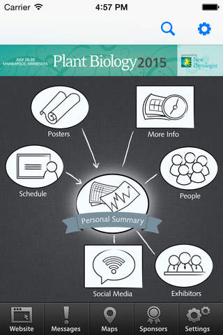 Plant Biology 2015 screenshot 2