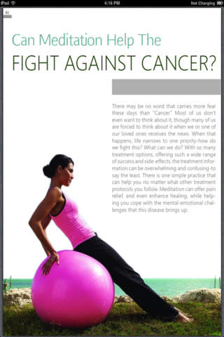 Mindful Health Magazine screenshot 4