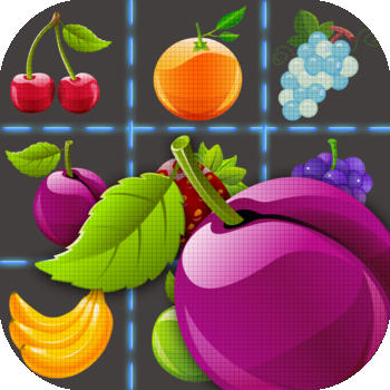 Retro Fruit Puzzle Pro: Mega Link - Connecting Puzzler (For iPhone, iPad, iPod) 遊戲 App LOGO-APP開箱王