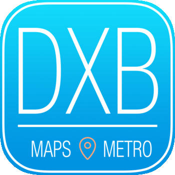 Dubai Map and Metro Offline - Street Maps and Public Transportation around the city - United Arab Emirates LOGO-APP點子