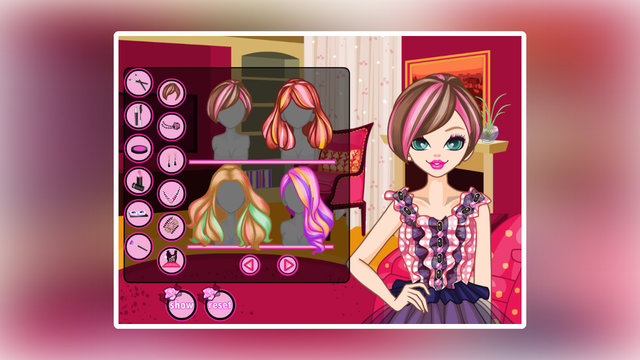 【免費遊戲App】Colorful Hairstyles Makeover-APP點子