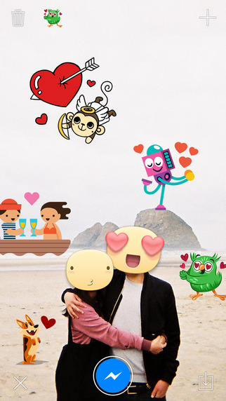 【免費娛樂App】Stickered for Messenger-APP點子