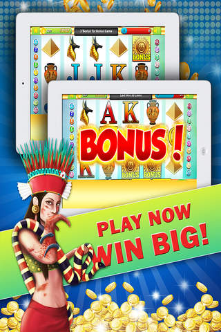 Aztec Gold Slots!! Online casino game machines! screenshot 4