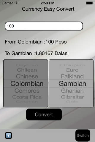 Currency Easy Convert screenshot 2