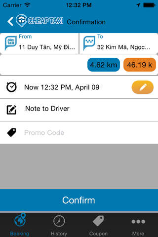 CheapTaxi - Book a cheap taxi screenshot 2