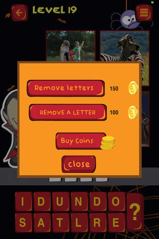 Halloween Picture Puzzle - 4 Pics One Word Cute Trivia Game screenshot 4