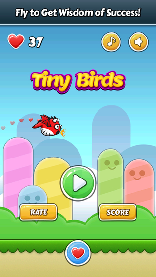 【免費遊戲App】Tiny Birds - Freaking Clumsy Dragon Bird Learns To Fly-APP點子