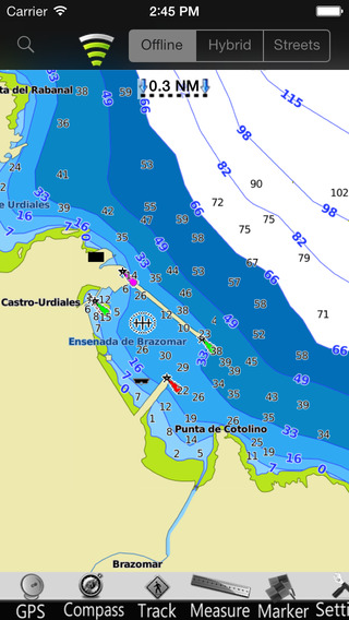 【免費交通運輸App】Euskadi GPS Nautical charts-APP點子