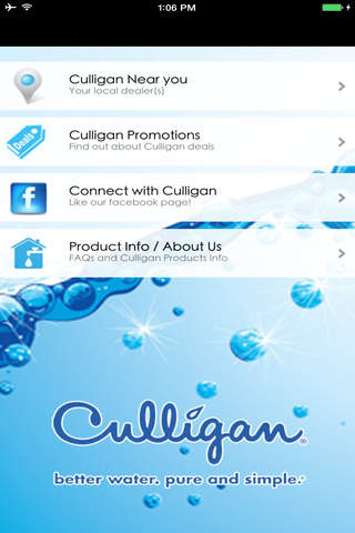 Culligan Water select locations screenshot 2