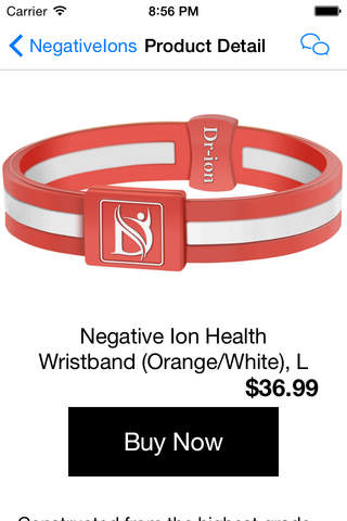 Negative Ions: Dr-ion Power Wristbands & Bracelets for Energy and Health screenshot 2
