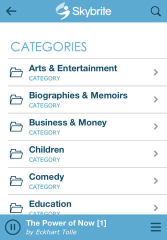Skybrite - Audiobooks, entertainment, audio courses & more screenshot 3