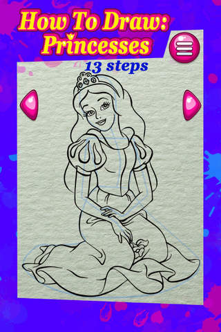 How To Draw: Princesses Pro screenshot 2