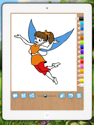 【免費娛樂App】Paint and color Fairies - educational game-APP點子