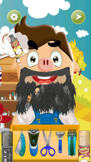 Pepas Shaving Game: Pig Edition for Kids