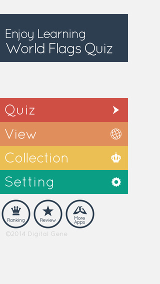 【免費遊戲App】Enjoy Learning World Flags Quiz-APP點子