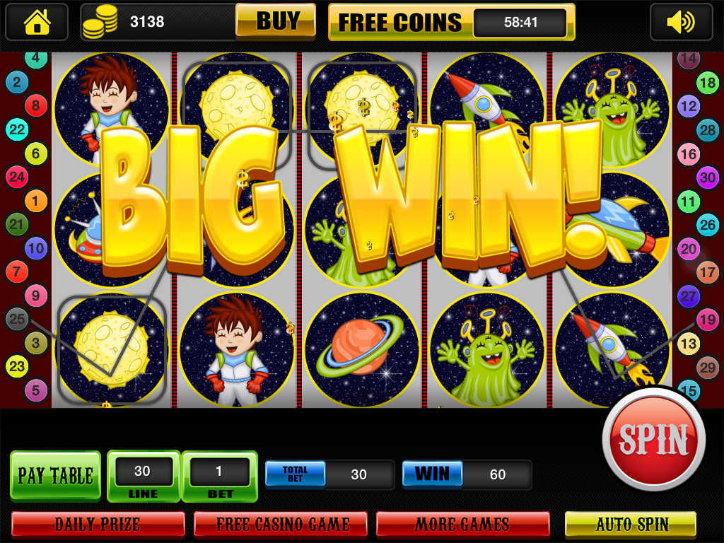 Cows outer space slot machine