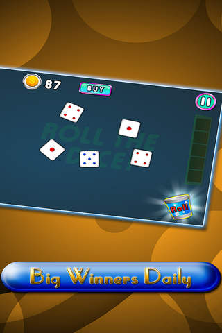 Virtual Yatzy Casino - Roll The Dice For A Winning Bonus PRO screenshot 3