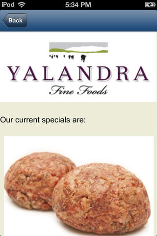 Yalandra Fine Foods screenshot 2