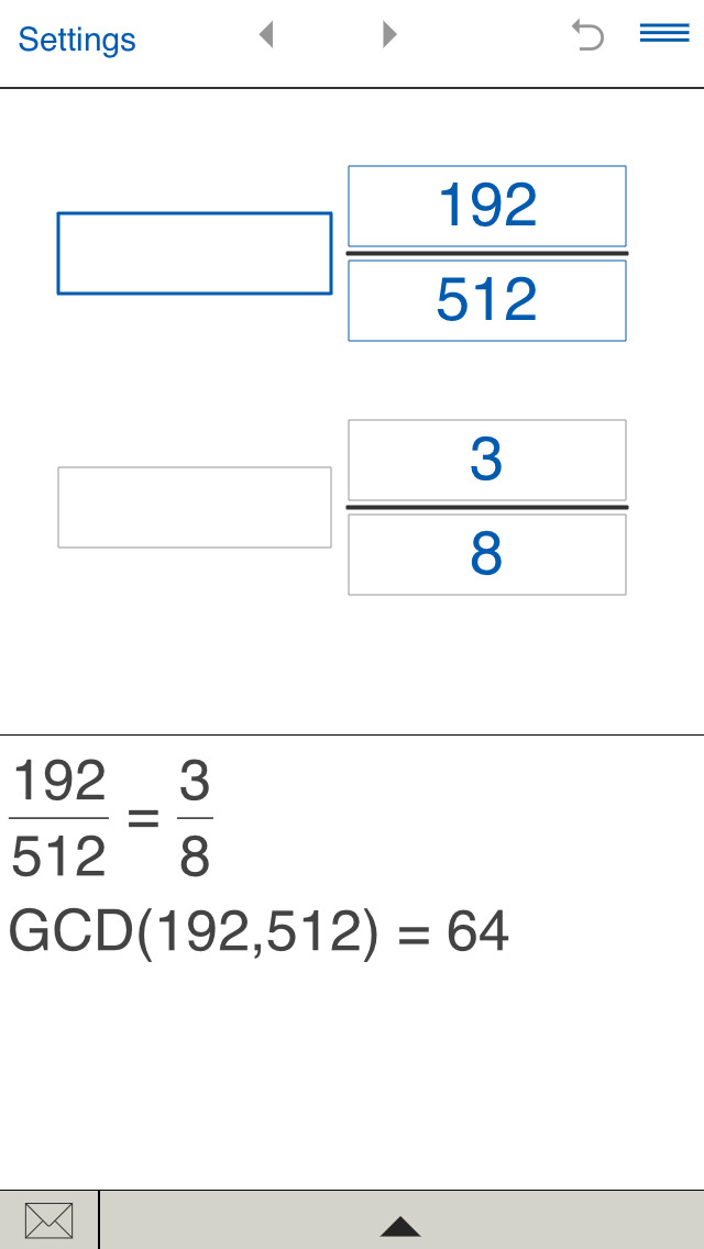 division of fractions calculator