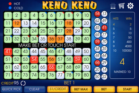 KENO Casino Free screenshot 2