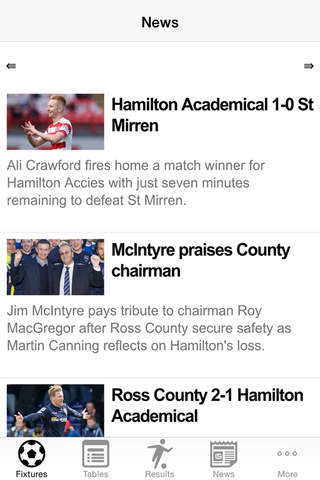 SoccerDiary - Hamilton Accies Edition screenshot 4