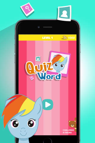 Quiz Words My Pony Edition - Best My Little Pony Trivia Game Free screenshot 4