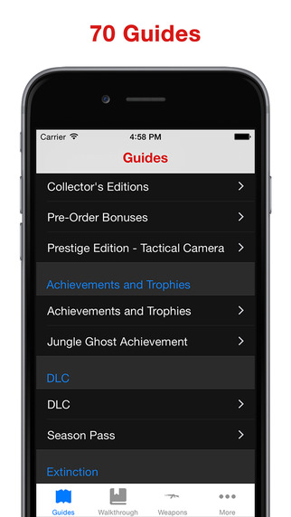 【免費書籍App】Database for Call of Duty: Ghosts™-APP點子