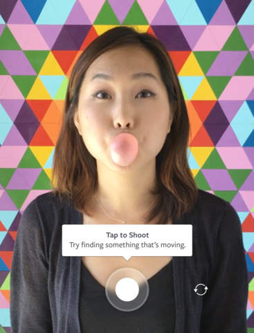 Screenshots of Boomerang from Instagram for iPad