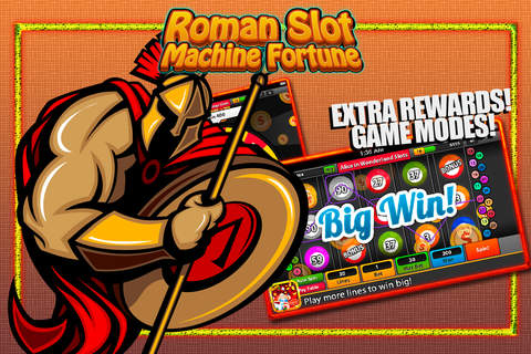 Roman Slot Machine Fortune - Progressive Pokies screenshot 2