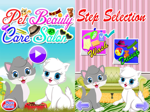 【免費遊戲App】Fluffy Kitty Cat Pet Dress up Salon-APP點子