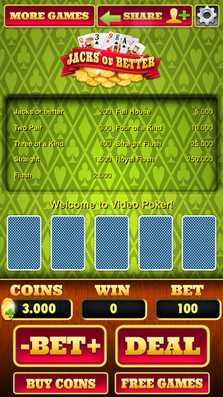 【免費遊戲App】VideoPoker-Casino Lucky!-APP點子