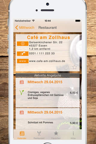 Mittagstisch in Essen screenshot 2