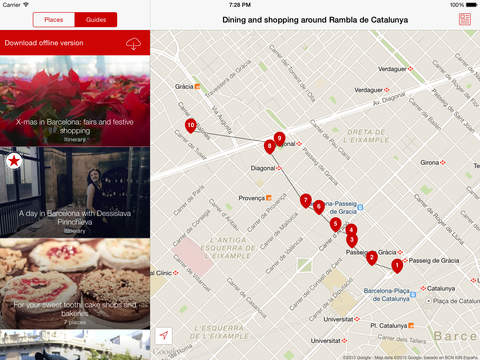 【免費旅遊App】Barcelona Travel Guide and offline city maps by Friendly Barcelona! Hidden gems, favourite places and city itineraries for one day shared by locals.-APP點子